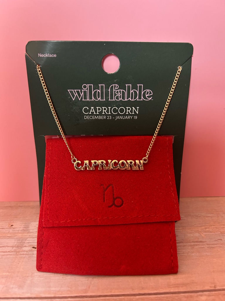 Nwt Capricorn Necklace, Wild Fable